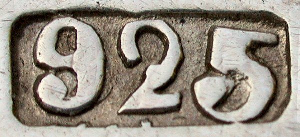 Sterling Silverware Details stamp