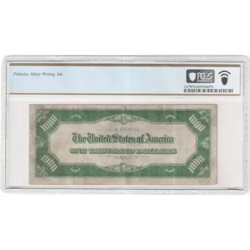 $1,000 1934  High Denomination Notes 2211-B