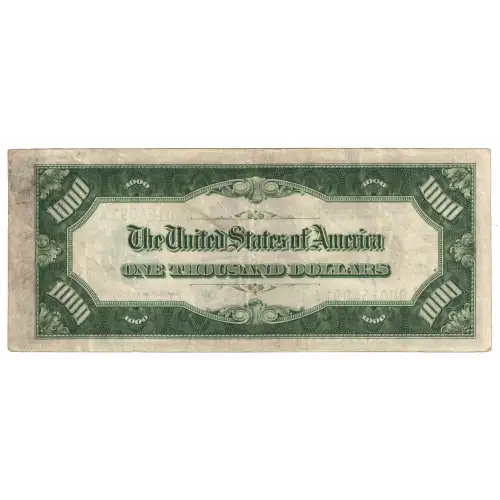 $1,000 1934  High Denomination Notes 2211-Gm
