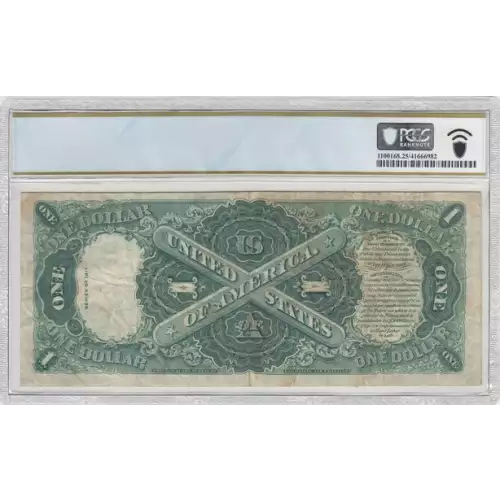 $1 1917 Small Red, scalloped Legal Tender Issues 37 (2)