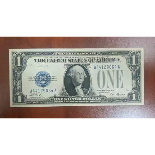 $1 1928 Blue seal Small Silver Certificates 1600