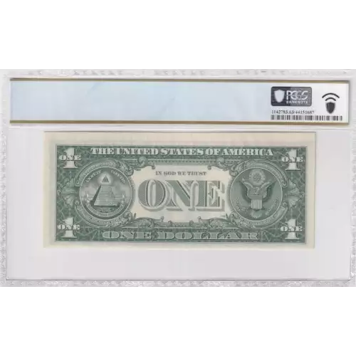 $1 1963-A. Green seal. Small Size $1 Federal Reserve Notes 1901-D (2)