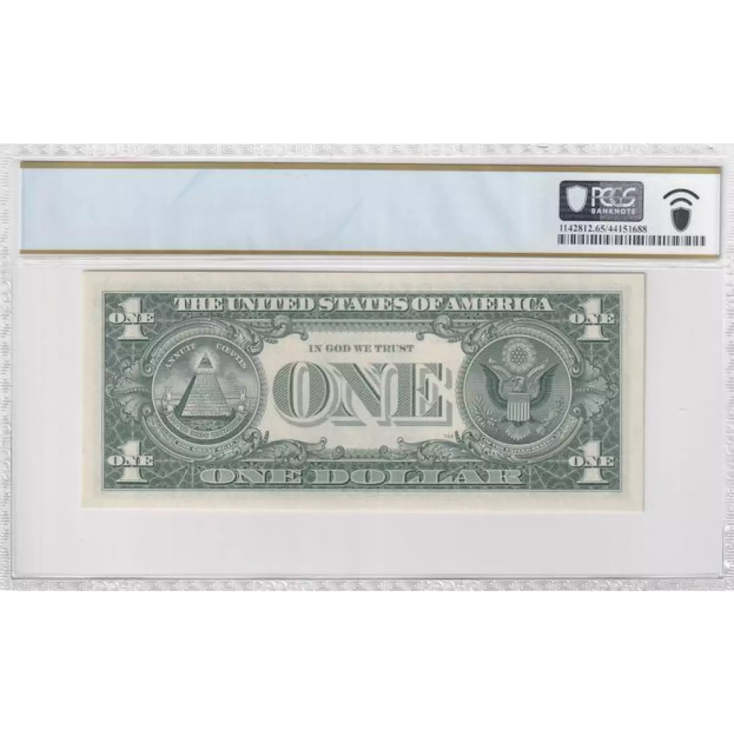 $1 1963-A. Green seal. Small Size $1 Federal Reserve Notes 1901-J (2)