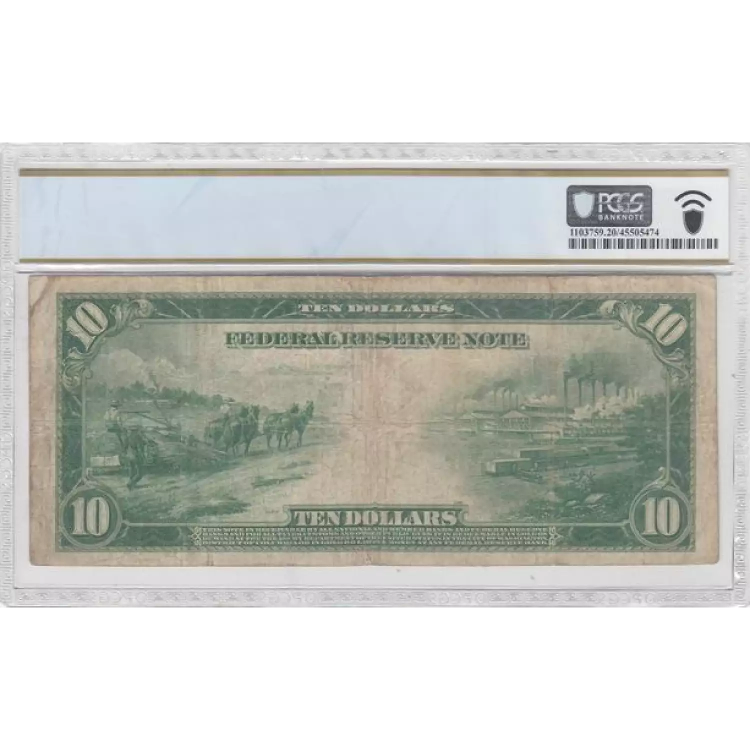 $10 1914 Red Seal Federal Reserve Notes 923 (2)
