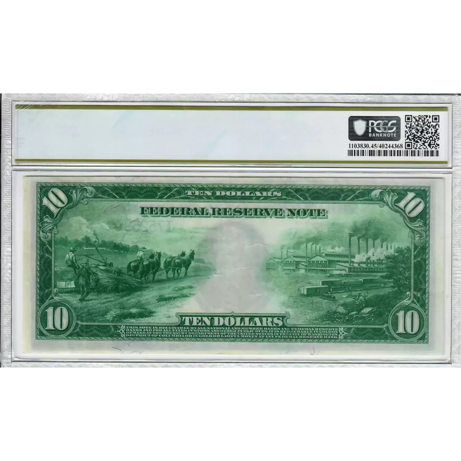 $10 1914 Red Seal Federal Reserve Notes 938* (2)