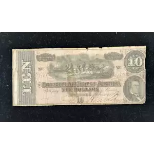 $10   Issues of the Confederate States of America CS-68