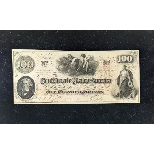 $100   Issues of the Confederate States of America CS-41