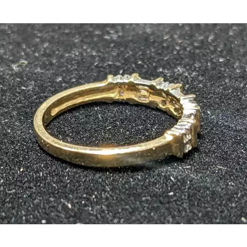 10K Ring YG & Diamonds .50 CTW 2.2g size 7 (3)