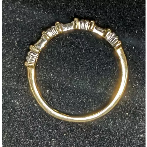 10K Ring YG & Diamonds .50 CTW 2.2g size 7 (4)