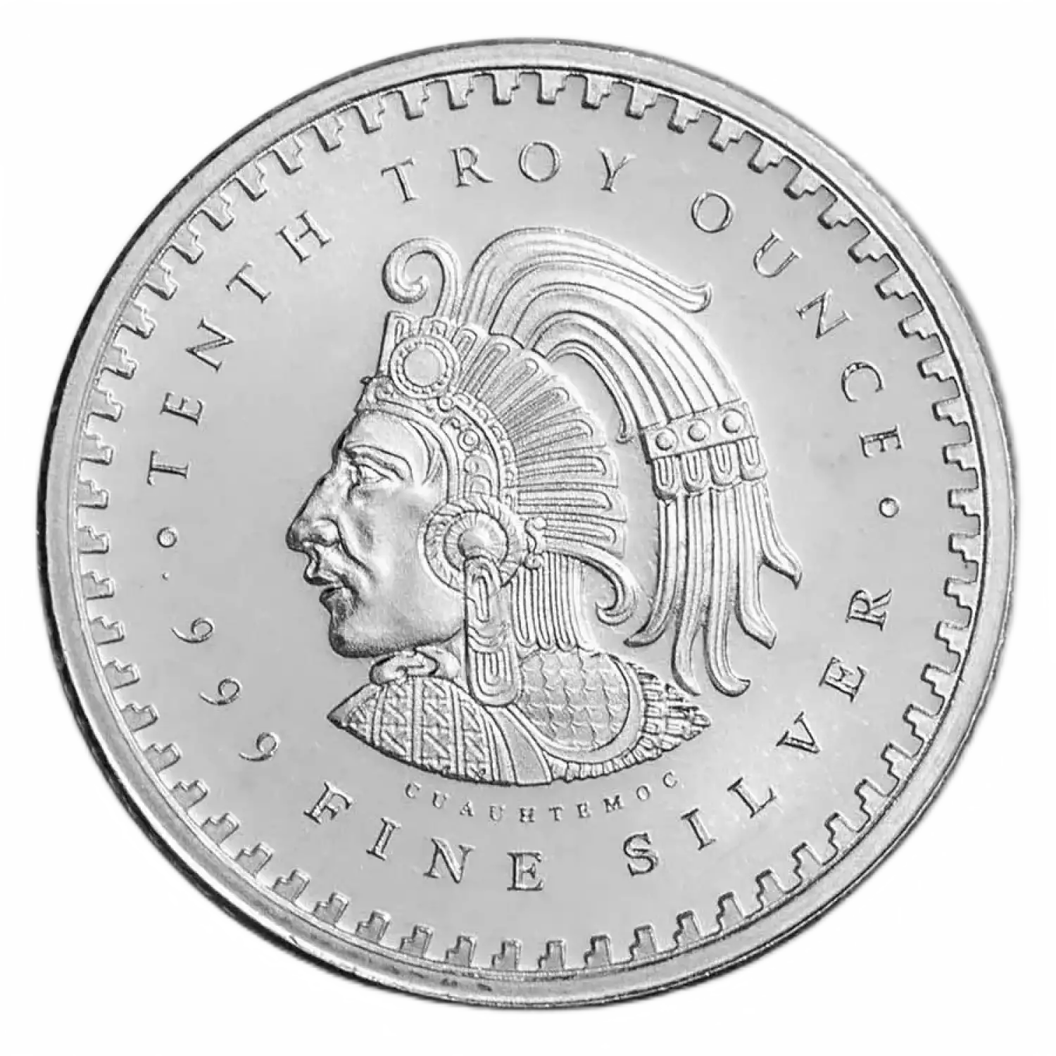 1/10 oz Silver Round - Aztec Calendar (3)