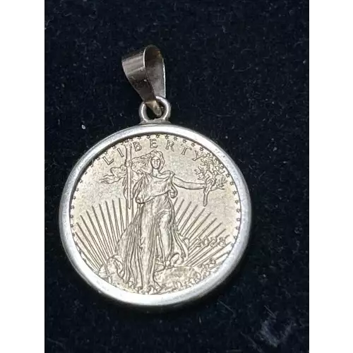 1/10 ozt 2023 American Gold Eagle in 14K Pendant