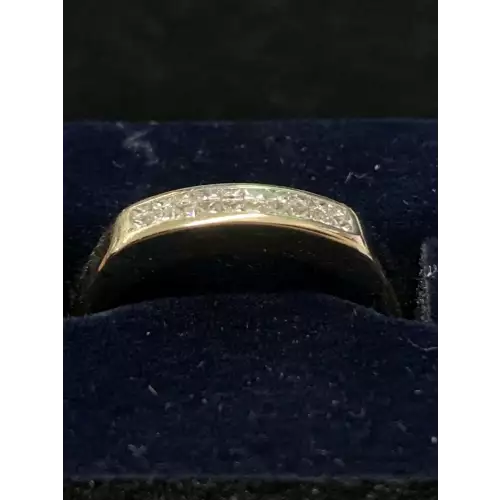 14k .50 Carat Baguette Diamond Ring Size 10 3.0g (2)