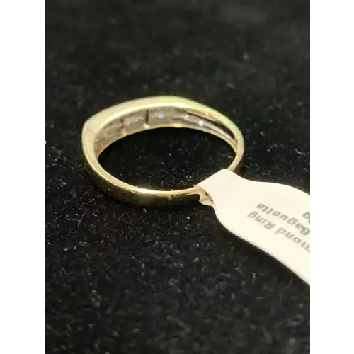 14k .50 Carat Baguette Diamond Ring Size 10 3.0g (3)
