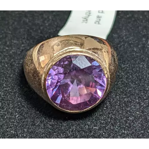 14K Amethyst Ring 10g Size 9 (2)