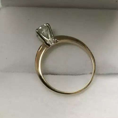 14K Diamond Solitaire Ring 1/2 Ct. VS1 I-J, size 6 2.3g