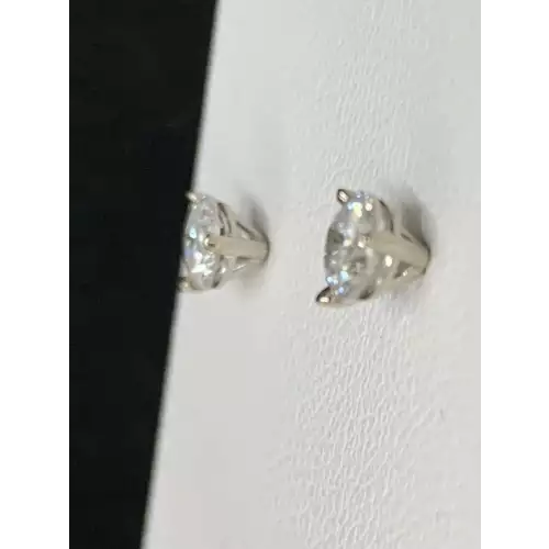 14K WG .30CTW Diamond Martini Settings Earrings  (4)