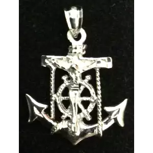 14k White Gold Wheat Link 20 