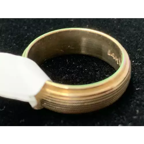 14k Yellow Gold Tiffany Ring 5.1.g Size 5.25 (2)
