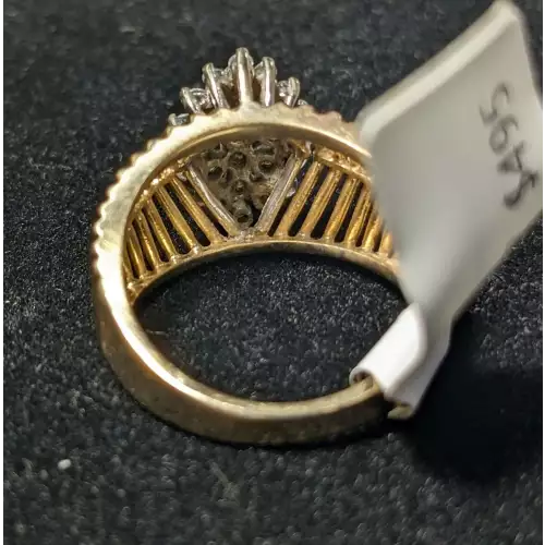 14K YG Diamond Ring .60 TCW5.0g Size 7 (4)