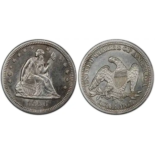 1856-O 25C S.S. Central America #2 (with Pinch) (2)