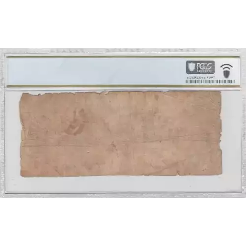 1863 $2 Treasury Note Milledgeville Georgia 