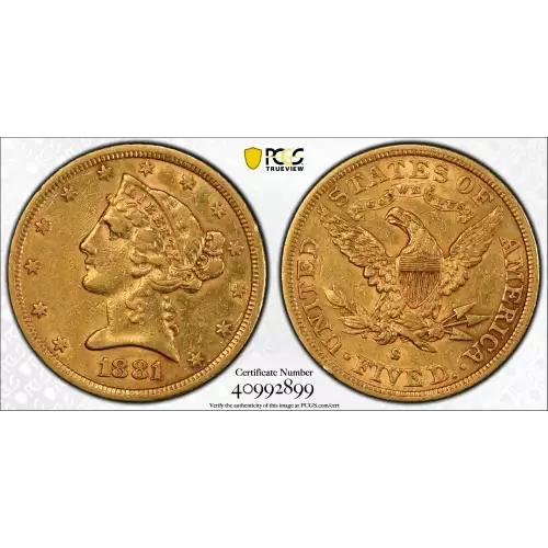 1881-S $5