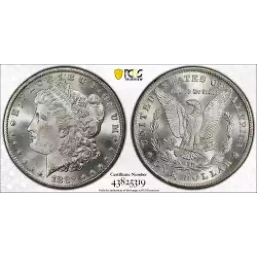 1882-CC $1 VAM 2 Misplaced Date