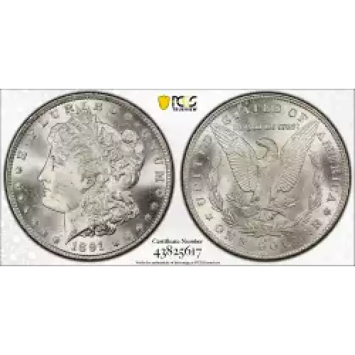 1891-CC $1 VAM 3 Spitting Eagle TOP 100