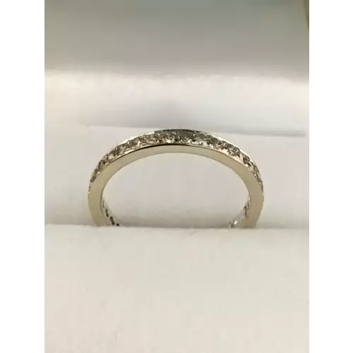 18K WG Diamond Eternity Ring 1 CT. T.W. 2.2g Size 6.75 (2)