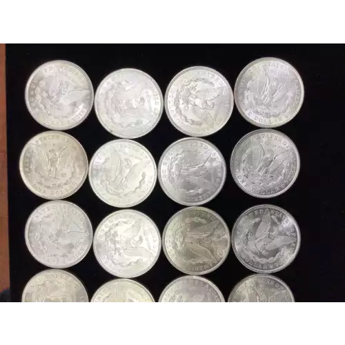 1921 Morgan Silver Dollar BU Roll (4)