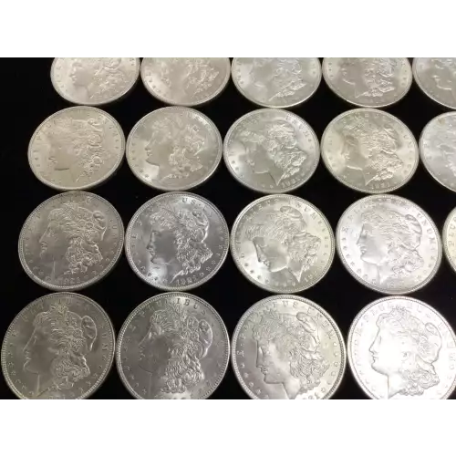 1921 Morgan Silver Dollar BU Roll (5)