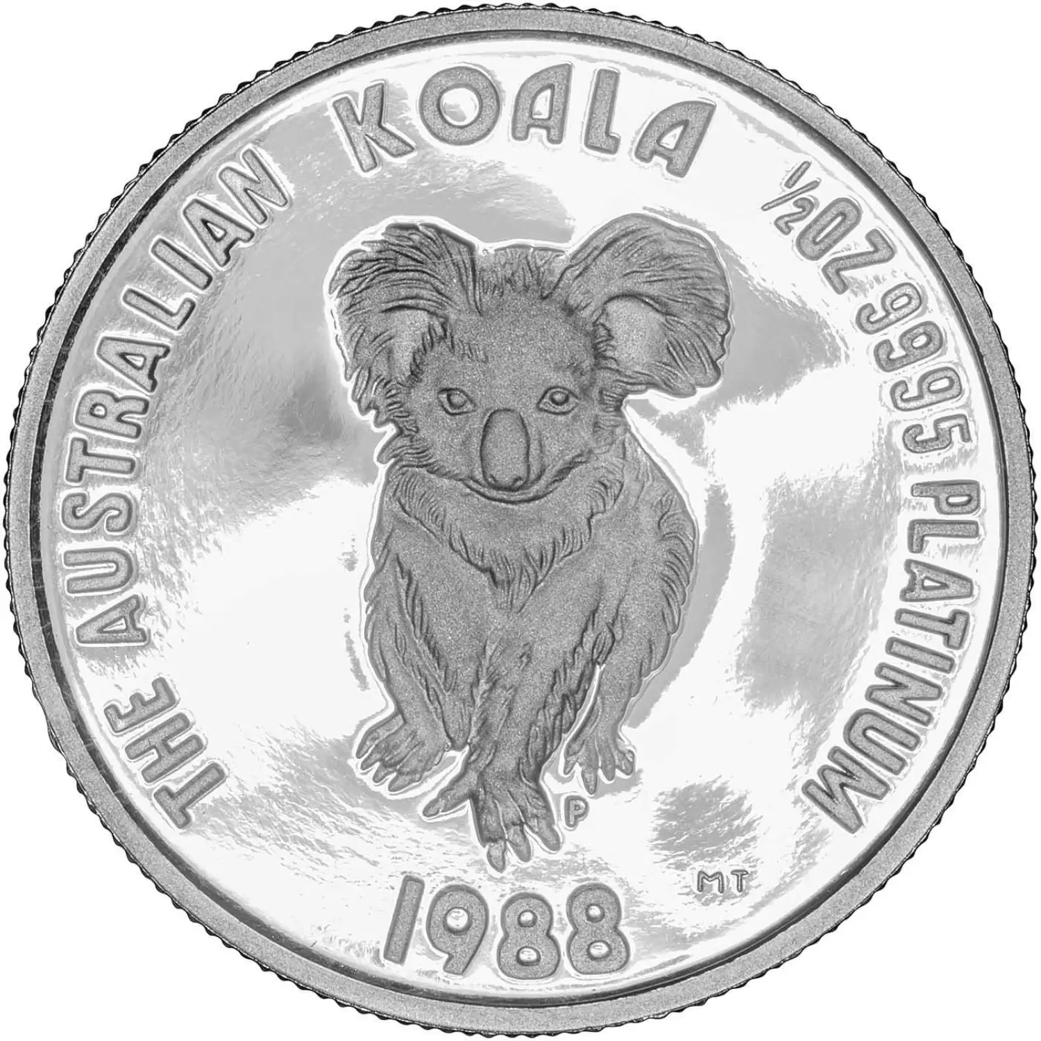 1988 1/2oz Australian Perth Mint Platinum Koala (2)