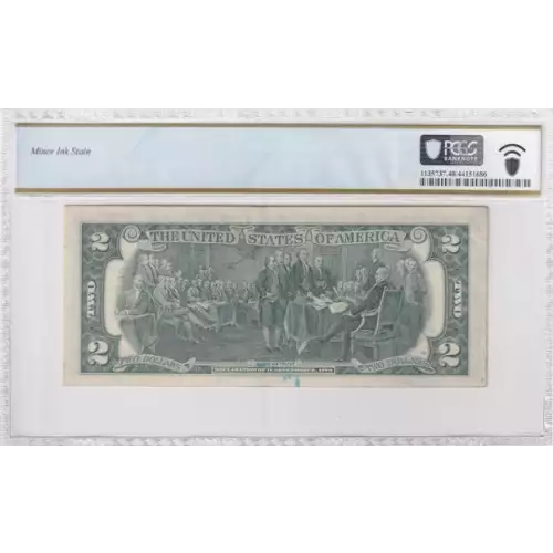 $2 1976 Green seal Small Size $2 Federal Reserve Notes 1935-B (2)