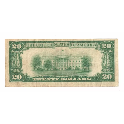 $20 1928 Green seal. Small Size $20 Federal Reserve Notes 2050-F (2)