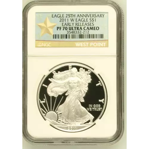 2011 W EARLY RELEASES EAGLE 25TH ANNIVERSARY ULTRA CAMEO (2)