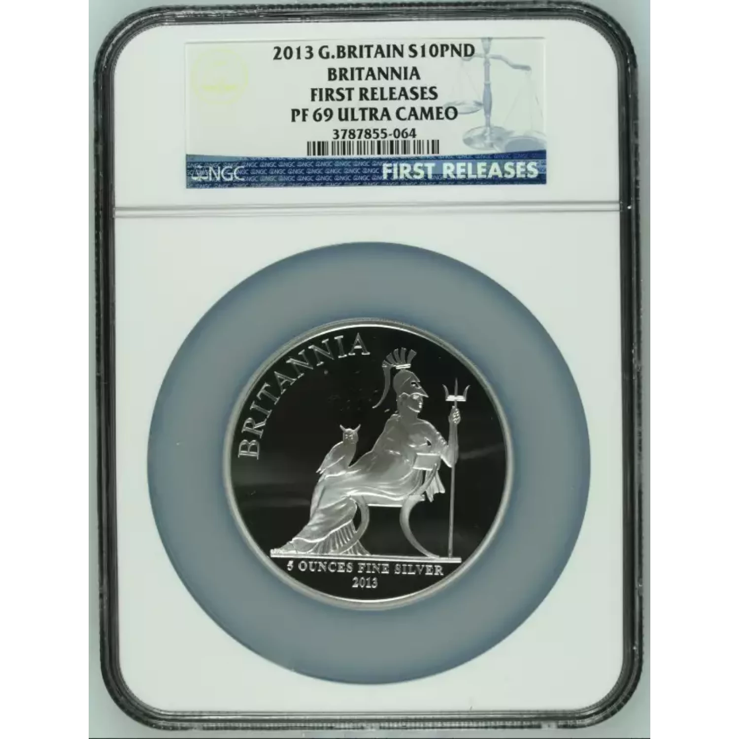 2013 Britannia £10 Silver Proof 5oz Coin