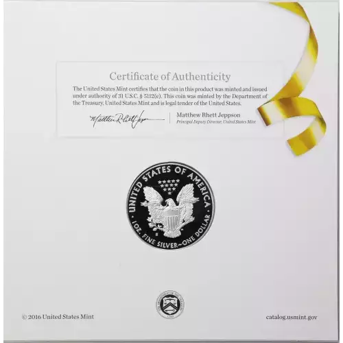 2017-S $1 1oz U.S. Mint Proof Silver American Eagle Congratulations Set in OGP
