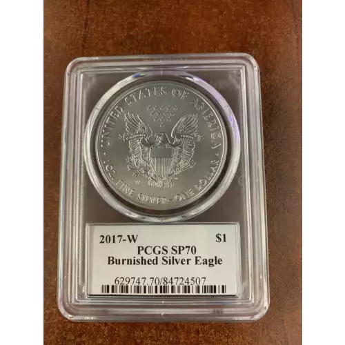 2017-W $1 Burnished Silver Eagle Mercanti Signature (2)