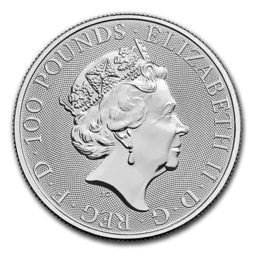 2018 Great Britain 1 oz Platinum Queen's Beasts The Dragon (2)