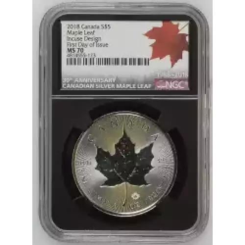 2018 Maple Leaf Incuse Design - FDOI 
