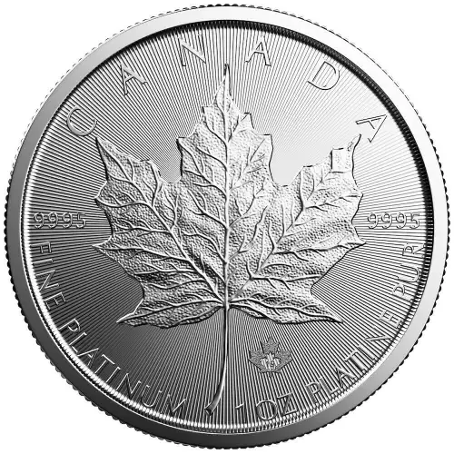 2020 1oz Canadian Platinum Maple Leaf