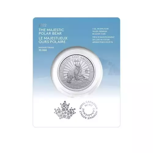 2022 1 oz Canadian Majestic Polar Bear