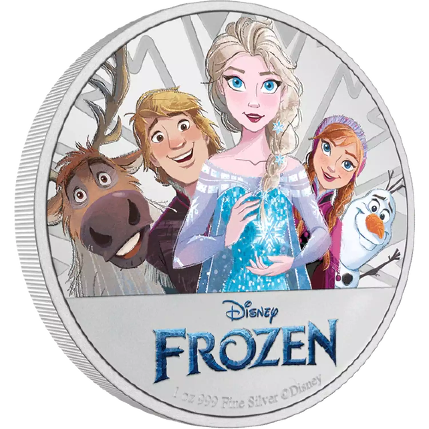 2022 1oz Disney Frozen silver Coin (2)