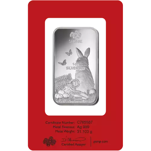 2023 1oz Silver Bar Of The Rabbit (3)