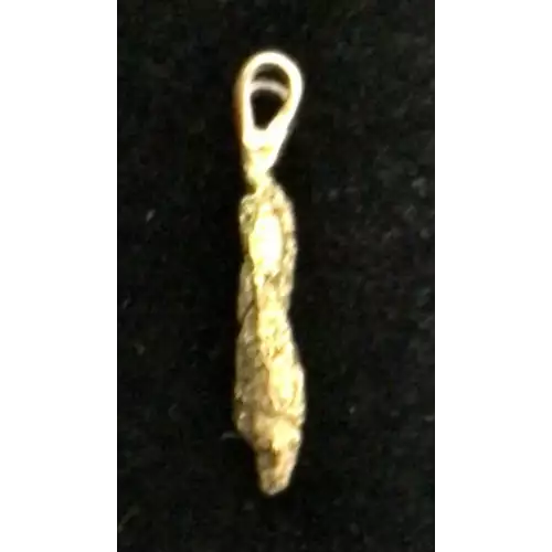 22k Yellow Gold Nugget Pendant weight: 1.30g / 1.19  (3)