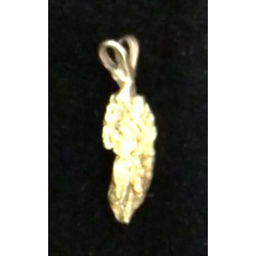 22k Yellow Gold Nugget Pendant weight: 1.30g / 1.19  (4)