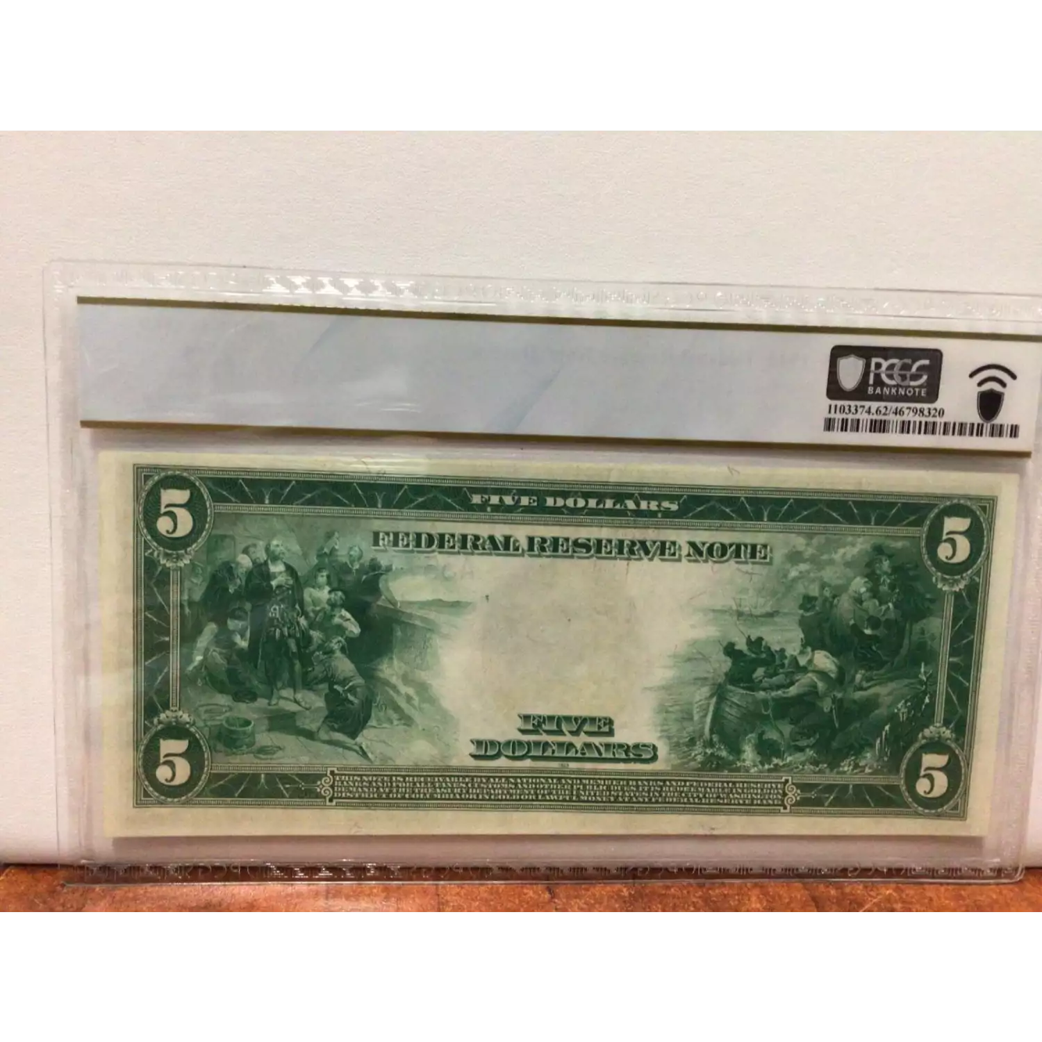 $5 1914 Red Seal Federal Reserve Notes 846 (4)