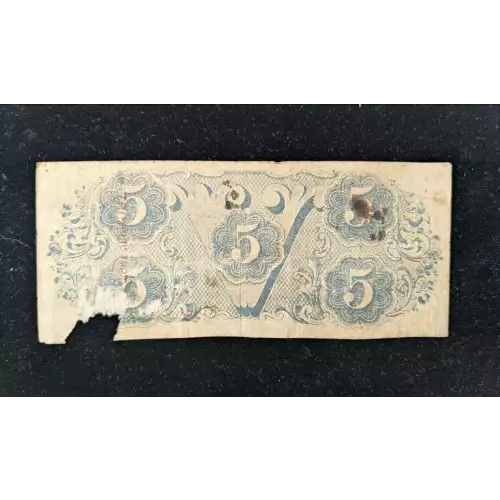 $5   Issues of the Confederate States of America CS-60 (2)