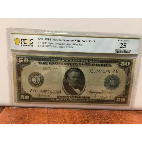 $50 1914 Red Seal Federal Reserve Notes 1030 (3)