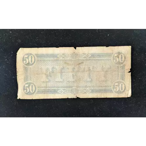 $50   Issues of the Confederate States of America CS-66 (2)